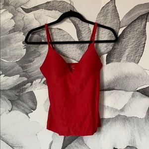 Victoria’s secret red camisole, 36B